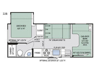 Used 2019 Thor Motor Coach Four Winds 22B image