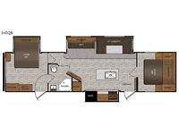Used 2019 Prime Time RV Avenger 34DQB image