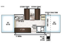 Used 2017 Forest River RV Flagstaff Classic 625D image