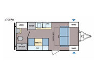 Coleman Light LX 1705RB Floorplan Image