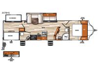 Vibe 307BHS Floorplan