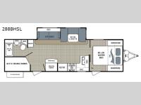 Kodiak Ultimate 288BHSL Floorplan
