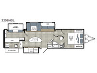 Kodiak Ultimate 330BHSL Floorplan Image