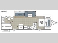 Kodiak Ultra Lite 285BHSL Floorplan Image