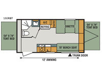 Used 2018 KZ Sportsmen Classic 160RBT image