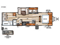 Vibe Extreme Lite 287QBS Floorplan