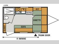 Sportsmen Classic 130RB Floorplan