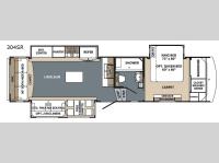 Cardinal Explorer 304SR Floorplan