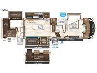 Solitude S-Class 3740BH Floorplan Image