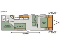 Sportsmen LE 260BHLE Floorplan