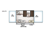 Used 2018 Forest River RV Flagstaff MACLTD Series 206LTD image
