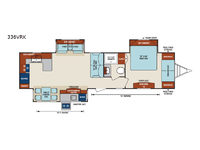 SportTrek Touring Edition 336VRK Floorplan