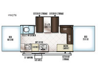 Rockwood High Wall Series HW276 Floorplan