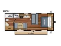 Jay Flight SLX Western Edition 232RBW Floorplan Image