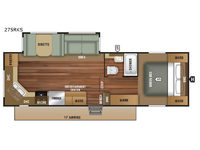 Autumn Ridge Outfitter 275RKS Floorplan Image