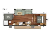 Launch Outfitter 27BHU- Floorplan Image