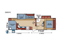 Durango 1500 D286BHD Floorplan Image