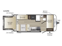 Outback Ultra Lite 210URS Floorplan