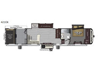 Raptor 421CK Floorplan Image