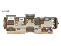 North Point 383FKWS Floorplan Image