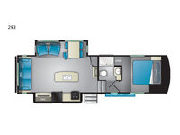 ElkRidge Xtreme Lite 293 Floorplan Image