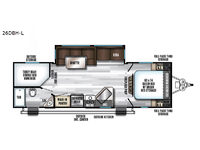 Cherokee Alpha Wolf 26DBH-L Floorplan Image