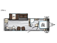 Cherokee Alpha Wolf 27RK-L Floorplan Image