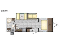 Sunset Trail Super Lite SS253RB Floorplan Image
