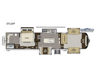 Alpine 3711KP Floorplan