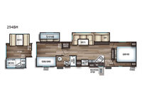 Cherokee 294BH Floorplan Image