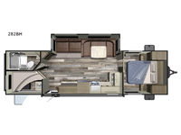 Autumn Ridge Outfitter 282BH Floorplan Image