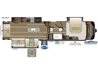 Cougar 361RLW Floorplan Image