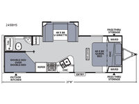 Apex Ultra-Lite 245BHS Floorplan