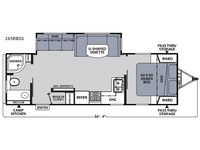 Apex Ultra-Lite 265RBSS Floorplan Image
