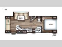 Cherokee Grey Wolf 23MK Floorplan Image