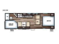 Used 2019 Forest River RV Cherokee Grey Wolf 26DJSE image