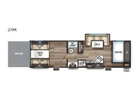 Cherokee Grey Wolf 27RR Floorplan Image