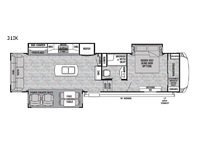Cedar Creek Silverback 31IK Floorplan