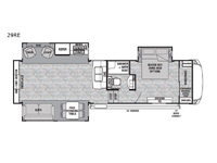 Cedar Creek Silverback 29RE Floorplan