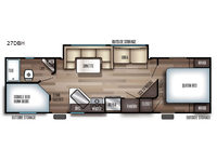 Cherokee Grey Wolf 27DBH Floorplan Image