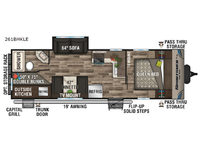 Sportsmen LE 261BHKLE Floorplan