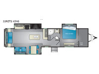 North Trail 33RETS King Floorplan