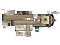 Cougar Half-Ton Series 34TSB Floorplan
