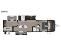 Aspen Trail 3100BHS Floorplan