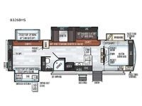 Rockwood Signature Ultra Lite 8326BHS Floorplan