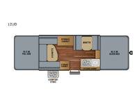 Jay Sport 12UD Floorplan Image