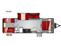 Shadow Cruiser 280QBS Floorplan