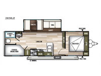 Wildwood 26DBLE Floorplan