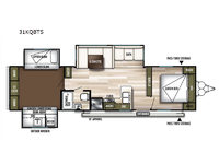 Wildwood 31KQBTS Floorplan