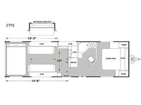 Stellar Pro-Lite 27FS Floorplan Image